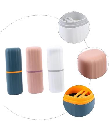 Beavorty Travel Toothbrush Case - 3-Pack Toothbrush Storage Cups & Bathroom Accessories for International Travel - Buy Online on GoSupps.com