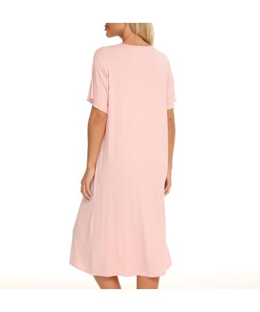 Jecarden Women's Maternity Nightgown - Short Sleeve Hospital Childbirth Sleepwear - Buy Online on GoSupps.com