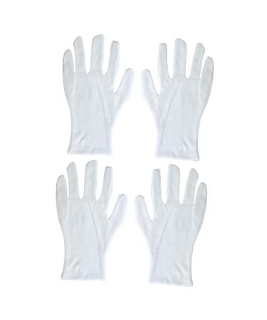 FOMIYES 12 Pairs Factory Gloves Cotton Gloves Lengthen White Work