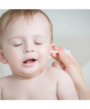 BEBEMOKO 40pcs Disposable Ear Washer Tips for Adults Sturdy Material Safe Ear Cleaning Supply Fits All Smooth for Comfortable Use Easy to Dispose After Cleaning - Buy Online on GoSupps.com