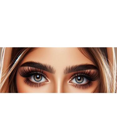 Buy GlamourGaze 3D Mink Fur Faux Eyelashes - Fluffy Black Band Lashes for Stunning Eyes | International Shipping - Buy Online on GoSupps.com