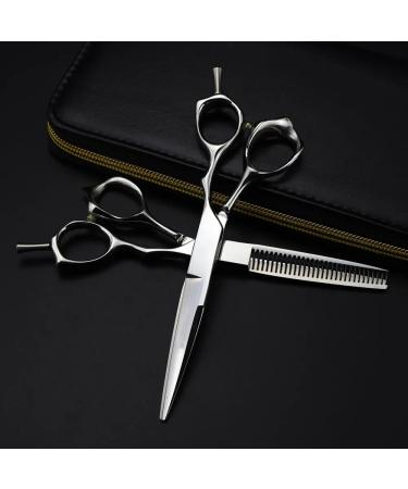 Hair Cutting Scissors 6 Inch Professional JP 440c Steel Upscale Scissor Hair Scissors Haircut Thinning Barber Tools Cutting Shears Hairdressing Scissors Set