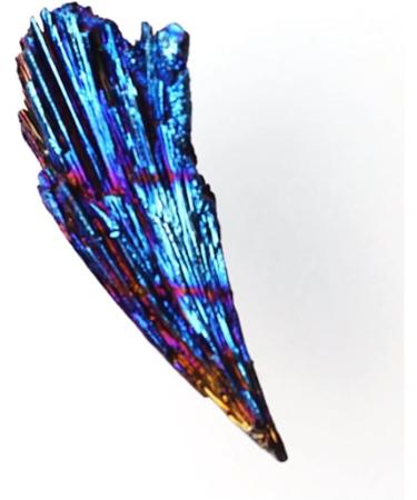 Natural Quartz Crystal Stone Chinese Rainbow Titanium Cluster Peacock Blue Feather SpecimenStones Home DecorCrystal Crystal Cluster (Size : 1 pc 30-40g) - Buy Online on GoSupps.com
