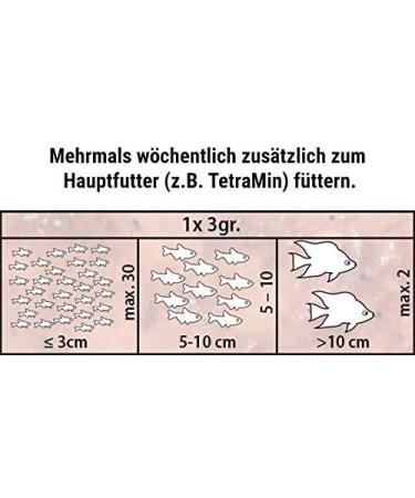 Tetra Freshdelica Daphnia - Natural Snack with Water Fleas for Decorative Fish | 16 x 3g Jelly Delicacies - 48g Pack - Buy Online on GoSupps.com