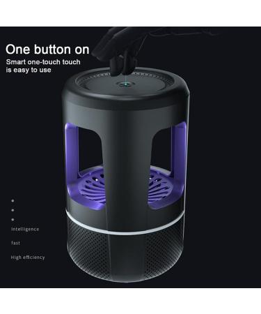 UV Lamp Bug Zappers Built-in Lithium Battery Practical Bio-Mimetic Technology Mute Fly Insect Repellent Killer Insect Trap Black - Buy Online on GoSupps.com
