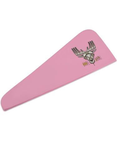 Ethnic Style Deer Head Microfiber Hair Towel Wrap for Women - 10x26 Inch Super Absorbent Hair Turban with Button - Perfect for Fast Drying - Buy Online on GoSupps.com