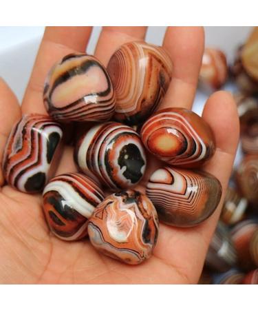 Natural Smooth Agate Stone Crystal Geode Specimen Madagascar Craft Decor Spiritual Crystals ningxiao (Size : 3-4cm)