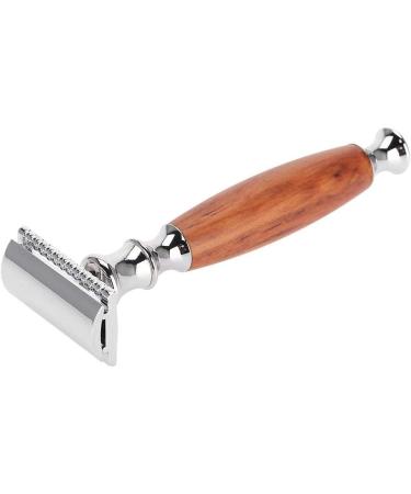 Dekaim Manual Shaver - Classic Men's Dual Blade Wooden Handle Shaver (Mahogany) - Vintage Style for a Smooth Shave | International Shipping Available - Buy Online on GoSupps.com
