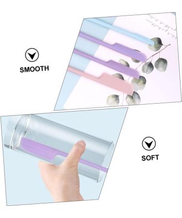 Angoily 3-Piece Silicone Beauty Spatula Set | Mini Rubber Spatula for Cosmetics & Conditioner | Durable Silicone Bottle Scraper - Buy Online on GoSupps.com