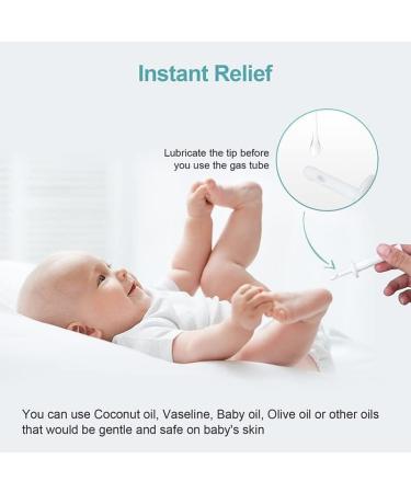 VIPFMPET Gas Colic Relief 12Pcs - Natural Solution for Infant Constipation - Safe & Disposable Toddler Gas Colic Reliever - Buy Online on GoSupps.com