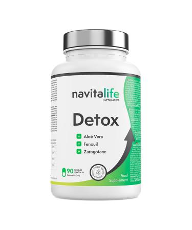 Powerful Slimming Detox. Elimination of toxins. Volume reduction colon cleansing. Aloe Vera Capsules + Zenoui