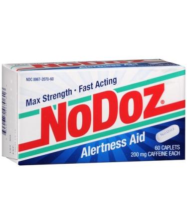 NoDoz Alertness Aid Caplets 60 Each Pack of 3