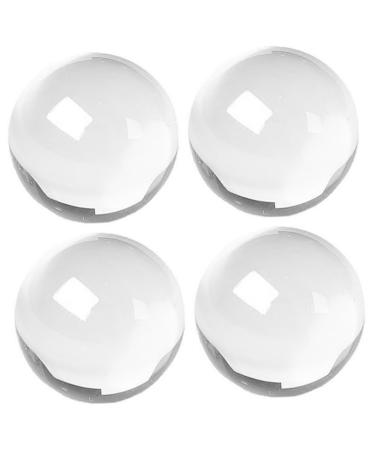 Beavorty 4 piece of crystal fitness ball round crystal ball health exercise balls massage ball tool rolling balls from jade set massage balls for hand exercises sports massage balls