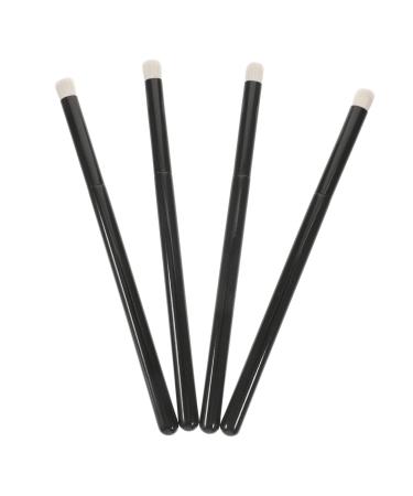 minkissy 4pcs Lip Brush Lip Lip Balm Applicator Portable Brush Lip Disposable Portable Lipstick Brush Lip Gloss Applicator Lip for Miss Wool Round Head Smudge Stick