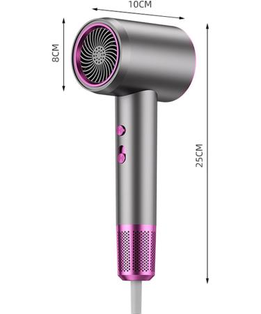 Numoya Hair Dryer - Numoya Jetspeed Hair Dryer High-Speed Adjustable Hair Dryer with Diffuser (Gray) - Buy Online on GoSupps.com