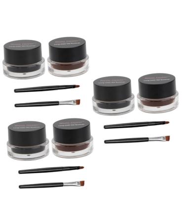 FOYTOKI 6 Pcs Eye Shadow Cream Light Brown Eyeliner Brown Eyeshadow Dark Brown Eyeliner Eyeshadow Cream