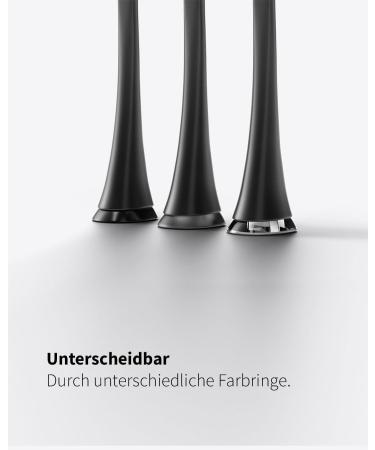Zahnheld Brush Head Basic Soft - Eco-Friendly Replacement Brushes for Gero Schallzahnb rste | Soft Cleaning Heads in Paper Packaging | 1 Pack (Black) - Buy Online on GoSupps.com