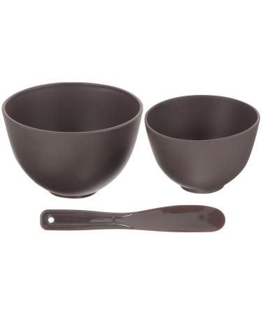 Healvian Nail Art Tools 1 Set Silicone Facial Mixing Bowl with Masks Spatula Silicone Facial Mud Bowl for Skincare DIY Acrylic Painting Manicure Tools