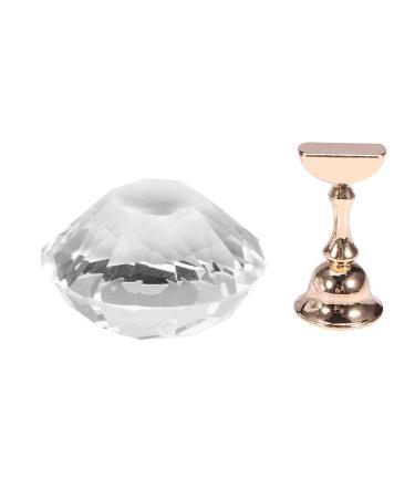 4 Types Magnetic Nail Tip Exercise Stand - Alloy Holder for Nail Art Display & Manicure Tool (White Diamond Crystal) - International Shipping Available - Buy Online on GoSupps.com