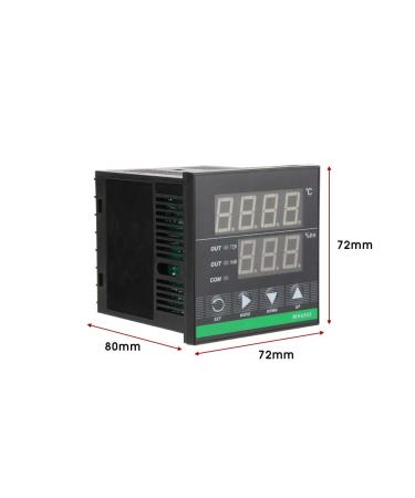 Temperature and Humidity Controller 3A 250VAC - LED Digital Display Sensor for Grain Depot Control (72x72mm) | International Shipping Available - Buy Online on GoSupps.com