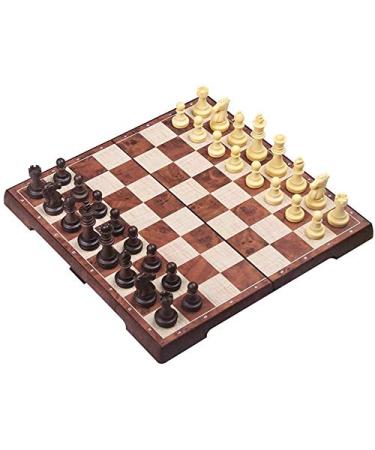 Imitation Wood Board Set Folding Portable Magnetic Double-Way Classic Educational Toys 31 31cm (Size : 3131cm) (31 * 31cm) 31*31cm