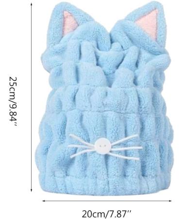 Yanhonin Pink Hair Towel - Quick Dry Microfiber Super Absorbent Hair Drying Towel for Fast Results - Buy Online on GoSupps.com