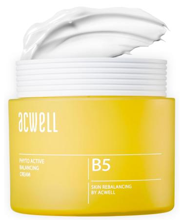 ACWELL Phyto Active Balancing Intensive Hydrating Facial Moisturizer Cream 55g - With Amino Acid for Skin Tightening Anti-Wrinkle Face Cream for Skin Restoring Moisture Barrier