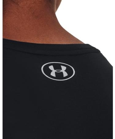 Under Armour Women's Tech Short-Sleeve T-Shirt in Black/Metallic Silver - Medium - Buy Online on GoSupps.com