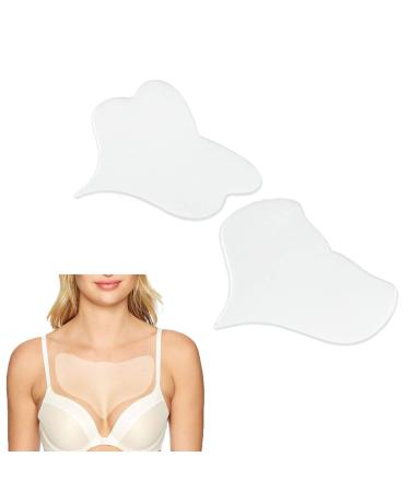 Chest Wrinkle Pads Silicone Chest Wrinkle Patches Sleeping Reusable Firming Beauty T Shaped Silicone Chest Pads for Neck and Shoulder Moisturizing