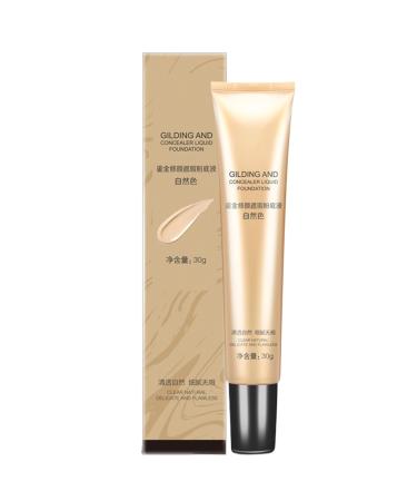 G n rique Foundation Full Coverage Liquid Concealer Long-Lasting Blendable Formula 30g Lightweight Waterproof Makeup Cream Eye Ring Corrector for All Skin Types Daily and Travel Use