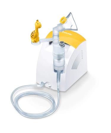 Beurer IH 26 Kids inhaler with a giraffe onk figure for the negation of liquid medication for effective inhalation in children with high existence and a short inhalation time from the 1st month of life
