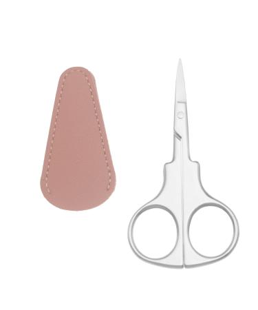 Professional Grooming Scissors for Personal Care Facial Hair Removal and Ear Nose Eyebrow Trimming Stainless Steel Straight Tip Scissors 3.7 Inch