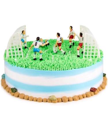 9Pcs Football/Soccer Toppers for Cake and Cupcakes Attractive Processed Cake Toppers for Sports Theme Baby Shower Party Supplies Cake Toppers Decorations - Buy Online on GoSupps.com