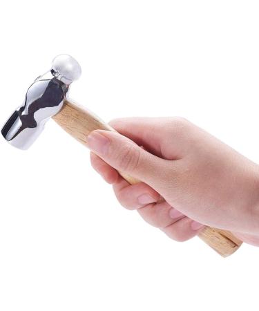 BENECREAT 6 Long Iron Jewelry Making Hammer Set with Wood Handle and Rubber Bench Block - Ideal for Jewelry Making and Metal Smithing - Buy Online on GoSupps.com