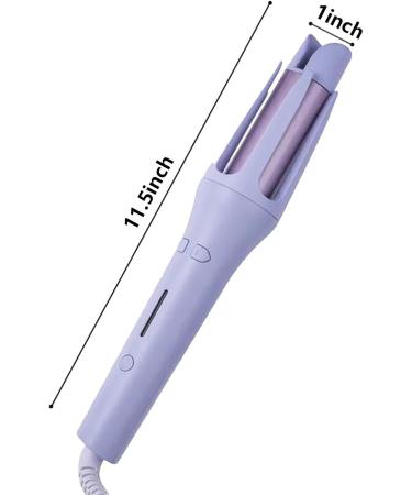 Curling Wand 1 Inch Hair Wand Curling Iron with 4 Temps Produces Loose Curls Big Curling Wand Purple - Buy Online on GoSupps.com