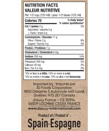 D' Aucy Ratatouille with Olive Oil Delicious Vegetables Vegetarian No Preservatives 398ml - Buy Online on GoSupps.com