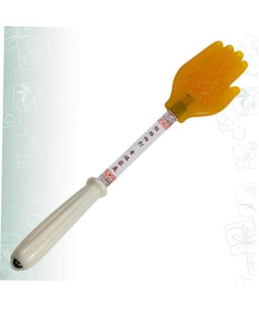 Healeved 2-Piece Face Massage Tools | Facial Roller & Cleaning Device | Muscle Roller Stick - White & Orange - 34x6cm - International Shipping Available - Buy Online on GoSupps.com