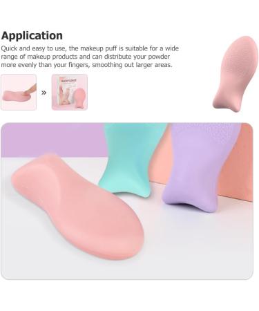 Makeup Sponge Silicone Puff Cute Fish Shaped Premium Cosmetic Puff Face Powder Applicator Beauty Tool for Blending Liquid Foundations Creams Nail Pink - Buy Online on GoSupps.com