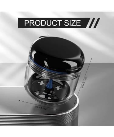 Denture Box with Sieve - Portable Leak-Proof Container for False Teeth Mouth Guards & Retainers - Black Denture Storage Solution - Buy Online on GoSupps.com