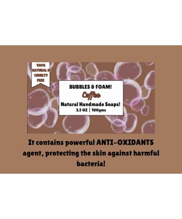 Large Black Coffee Soap Bar - Natural Exfoliating & Aromatic Cleanser | International Shipping Available - Buy Online on GoSupps.com