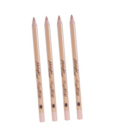WOONEKY 4pcs Concealer Pen Makeup Concealer Make up Concealer for Face Eye Brightener Concealer Wooden