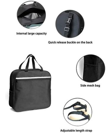 Wheelchair Bag Wheelchair Pouch with Reflective Stripe Travel Messenger Backpack Large Wheelchair Accessories Bags to Hang on Back and Wheelchair Backpack Storage Bag for Handicap Elderly - Buy Online on GoSupps.com