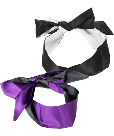 Buy GLEAVI 4 Pcs Satin Eyeshade Sleeping Mask | Comfortable Blackout Eye Masks for Travel & Sleep | Silk Decorative Eye Cover - Buy Online on GoSupps.com