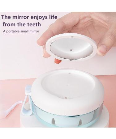 Premium Cleaning Brush Holder with Mirror for Dentures Mouth Guards & Braces - Chase Mouth Guard Extractor - Buy Online on GoSupps.com