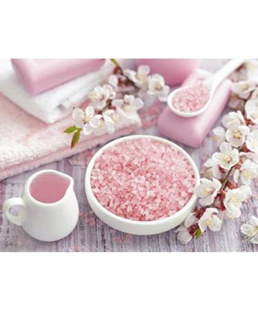 Rose Spa Bath Salts | Aromatherapy Bath Salt with Rose Oil - 440g | Relax & Rejuvenate - Buy Online on GoSupps.com