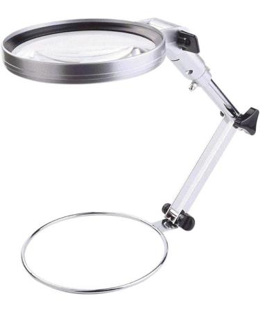 Magnifier Desk Flexible Magnifying Loupe Glass Lighted Magnifier Lamp for Reading Hobbies Crafts Workbench Needlework Jewelry Design - Buy Online on GoSupps.com