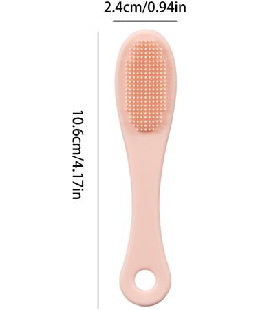 Facial Scrubber for Face | Silicone Finger Handheld Face Cleansing Brush | Space Saving Face Wash Brush for Travel Soft Face Cleansing Brush for Cleansing Pochy Lotus Root Powder - Buy Online on GoSupps.com