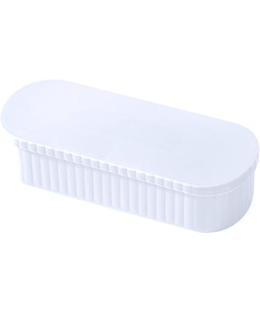 Makeup Brush Cleaner and Dryer - Makeup Sponge Cleaner Storage Box Drying Holder Dustproof Efficient Cleaning Tool Sponge Washer for Enhanced Maintenance Three Generations of White - Buy Online on GoSupps.com