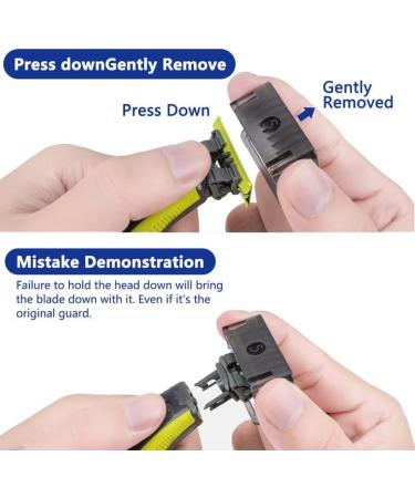 Guide Comb for Philips Guide Comb Attachments Compatible with O Blade & OBlade Pro QP2724 QP2520 QP2530 QP2620 QP2630 Trimmer Body Skin Face Hair Clippers Beard Trimmer #1 - Buy Online on GoSupps.com