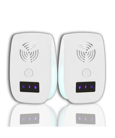 Ultrasonic Pest Repellent Plug in(2 Pack), 2023 Pest Control Ultrasonic Repeller, Electronic Repellant - Bug Repellent for Mosquito, Mice, Spider, Roach, Ant, Rat, Flea, Fly